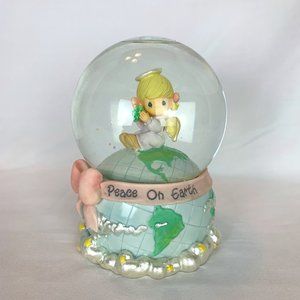 Precious Moments Peace On Earth Musical Waterball Tested Joy to the World Tune